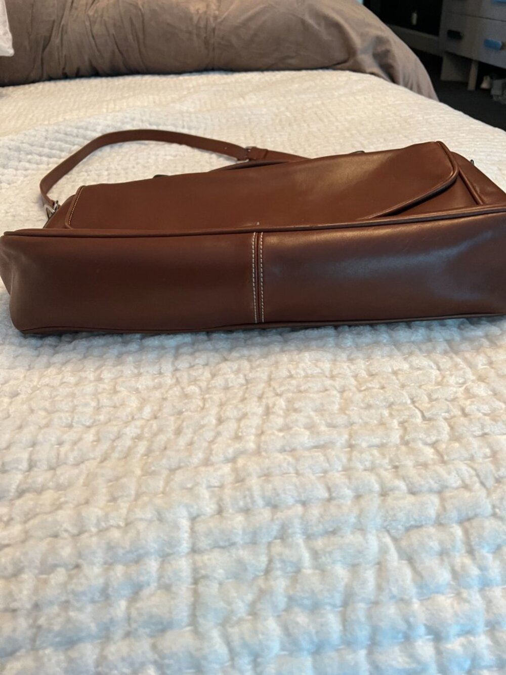 Vintage Coach Lexington Messenger Bag - British Tan - Picture 5 of 9